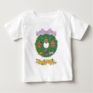 スクービー・ドゥーのホリデースナックリース グラフィック ベビーTシャツ