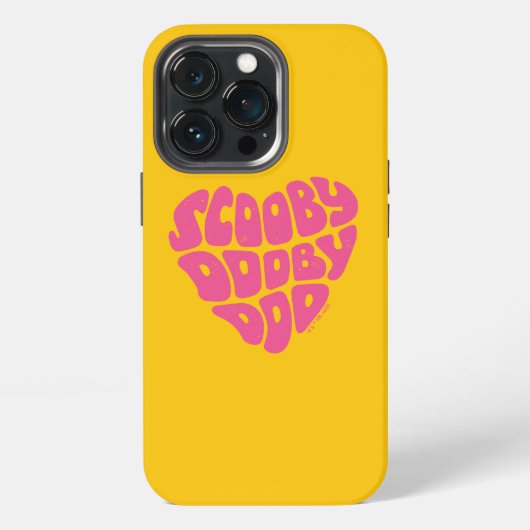 スクービー・ドゥービー・ドゥー ハート iPhoneケース (裏面)