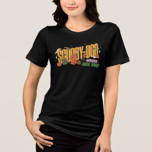 スクービー・ドゥー ハロウィン スナック ロゴ トライブレンドTシャツ