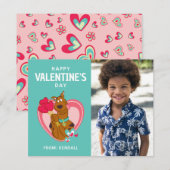 スクービー・ドゥー ハートのラッピポップ ノートカード (正面/裏面)