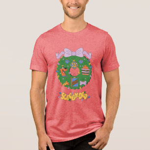 スクービー・ドゥー ホリデースナックリース グラフィック トライブレンドＴシャツ