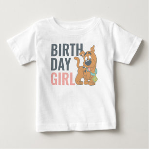 スクービー・ドゥー 1歳の誕生日 女の子 ベビーTシャツ