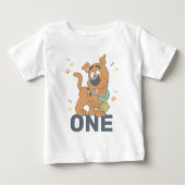 スクービー・ドゥー 1st バースデー ベビーTシャツ (正面)