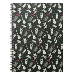 スクービー・ドゥ パンクギターとアンプ柄 ノートブック