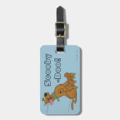 スクービー・ドー・スライド(舌を出す) ラゲッジタグ (正面縦)
