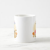 スクービー・ド後を追ー・バタフライ コーヒーマグカップ (中央)