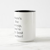 スクープが来たあなたは最高の先生! マグカップ (中央)