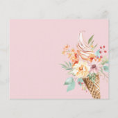 スクープされたブライダルシャワーレシピカード (裏面)