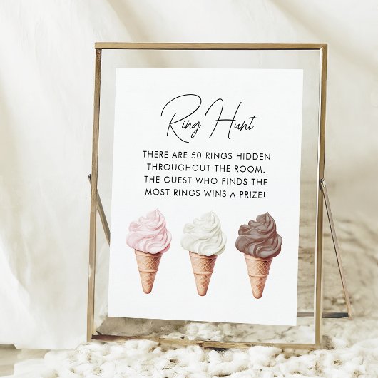 スクープされてるブライダルシャワーリングや輪狩りゲーム ポスター