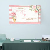 スクープされてストライプブライダルシャワー 横断幕 (トレードショー)