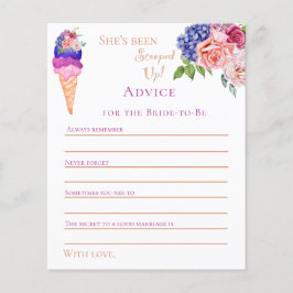 スクープしたアイスクリームフローラブライダルシャワー活性