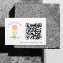 スクープしたアイスクリームブライダルシャワー名簿