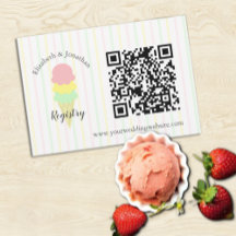 スクープしたアイスクリームブライダルシャワー名簿