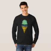 スクープそこにパンプアイスクリームコーン Tシャツ (正面フル)
