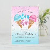 スクープのアイスクリームの性別が明らかにするもの 招待状 (スタンド正面)