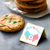 スクープのアイスクリームジェンダーのお気に入り ラウンドシール