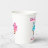 スクープのアイスクリームジェンダーの発表 紙コップ (右)