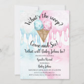 スクープのアイスクリームジェンダーは招待状を明かす。私 招待状 (正面)