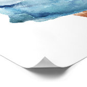 スクープのアイスクリーム誕生日パーティーポスター ポスター (角)