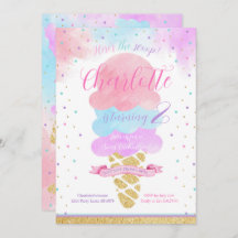 スクープのアイスクリーム誕生日