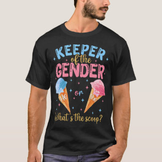 スクープのゲンを持つジェンダー・アイスクリームのキーパー Tシャツ