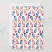 スクープの女の子または男の子のジェンダーの明らかにとは 招待状 (裏面)