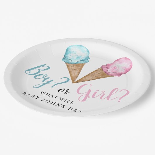 スクープの性別が明らかにするもの ペーパープレート (アングル)