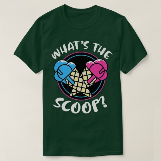 スクープの性別が明らかにするもの Tシャツ (デザイン正面)