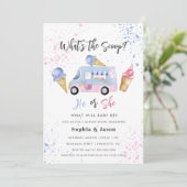 スクープの性別でアイスクリームを見る 招待状 (スタンド正面)