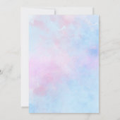 スクープの性別でアイスクリームを見る 招待状 (裏面)