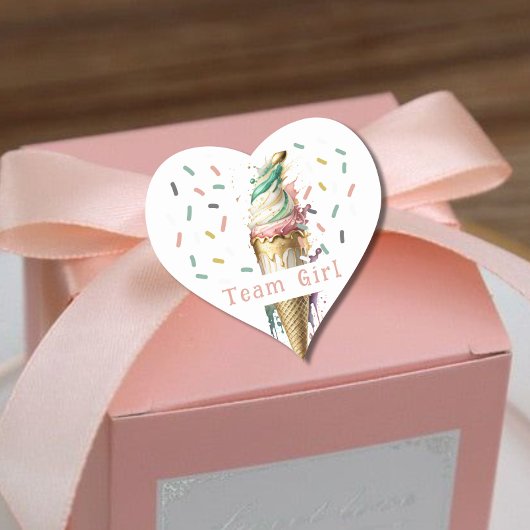 スクープは何だ女の子 ハートシール