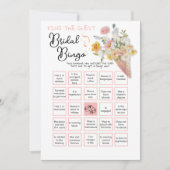 スクープブライダルシャワーゲストビンゴを検索 招待状 (正面)