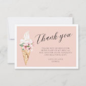 スクープブライダルシャワーサンキューカード サンキューカード (正面)