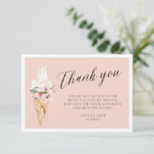 スクープブライダルシャワーサンキューカード サンキューカード (スタンド正面)