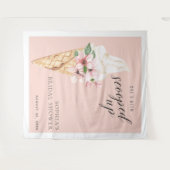 スクープブライダルシャワー タペストリー (正面(横))