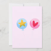 スクープ性別リビール招待状 招待状 (裏面)