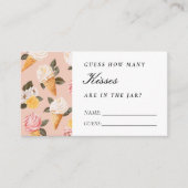 スクープ数キスブライダルシャワー エンクロージャーカード (正面)