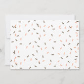 スクープ来アイスクリームの赤ちゃんシャワー 招待状 (裏面)