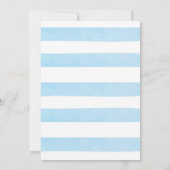 スクープ赤ちゃんシャワー（男の子）招待状 招待状 (裏面)