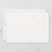 スクープ金ゴールドアイスクリーム誕生日 招待状 (裏面)