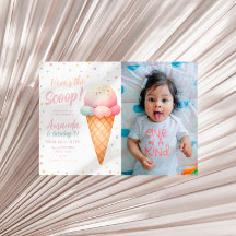 スクープ・アイスクリームの誕生日写真