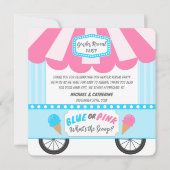 スクープ・アイスクリームパーラー性別のリビールとは サンキューカード (正面)