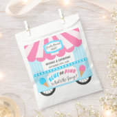 スクープ・アイスクリームパーラー性別のリビールとは フェイバーバッグ (クリップ留めされた状態)