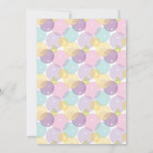 スクープ・アイスクリーム誕生日 招待状 (裏面)