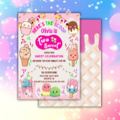 スクープ・アイスクリーム2nd誕生日パーティー 招待状