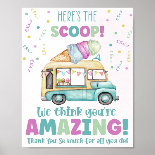スクープ・アイスクリーム・パーティー ポスター (正面)
