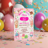 スクープ・アイス・クリームの誕生日パーティー 招待状