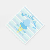 スクープ・アイス・サマーボーイ・誕生日 スタンダードランチョンナプキン (角)