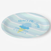 スクープ・アイス・サマーボーイ・誕生日 ペーパープレート (アングル)