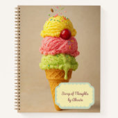 スクープ・オブ・ソーヅ - あなただけのアイスクリーム ノートブック (正面)